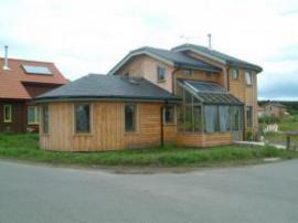Findhorn, timber framed house with additions
